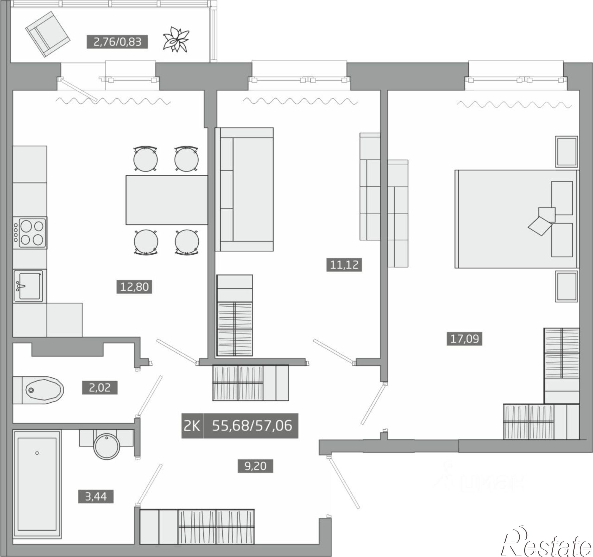 Купить квартиру за 7 299 600 рублей на Портовая улица