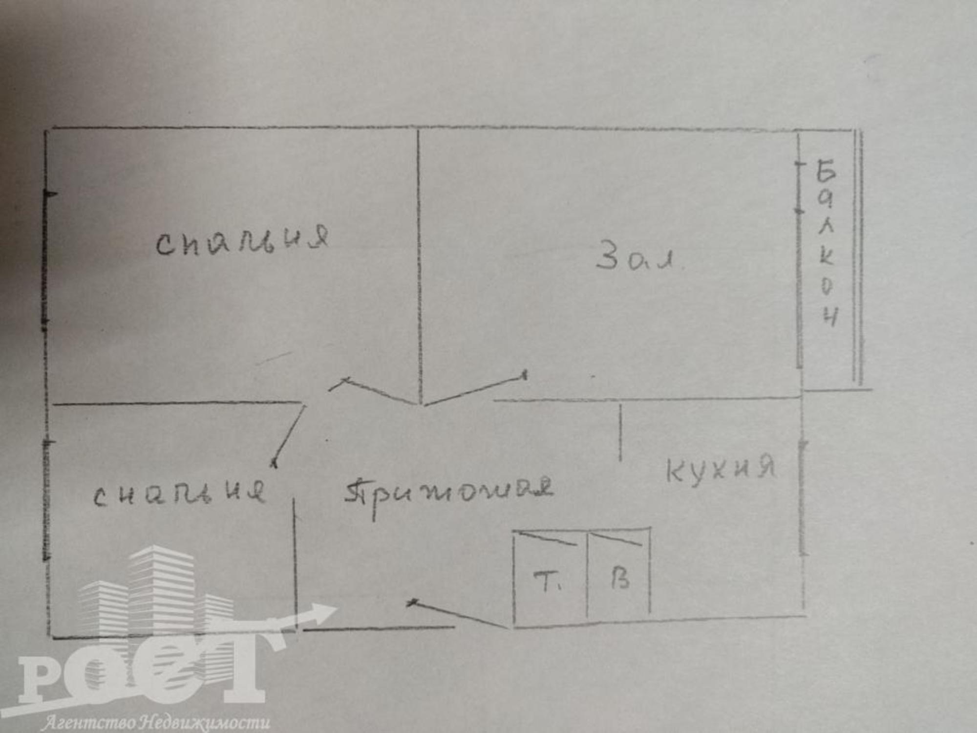 Купить квартиру за 6 000 000 рублей на Ворошилова, 30