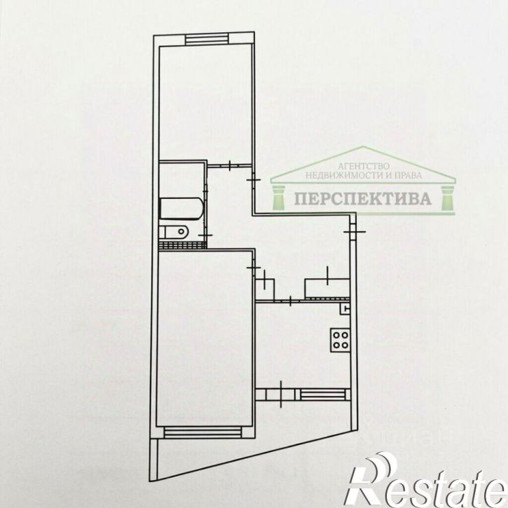 2-комн квартира Ульяновская улица, 11,  д. 11